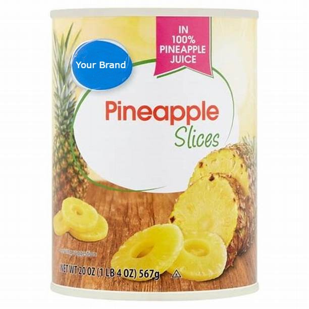 canned pineapple